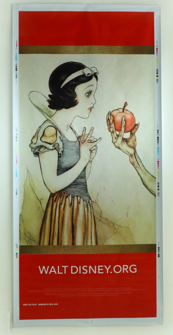 Walt Disney Family Museum Lamppost Banner Snow White (1 of 1)