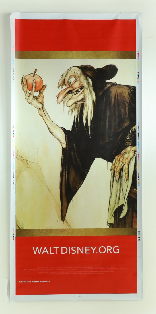 Walt Disney Family Museum Lamppost Banner Snow White (1 of 2)