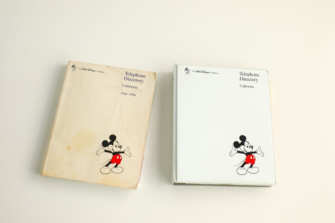 Disney Telephone Directory from 1996 (1 of 3)