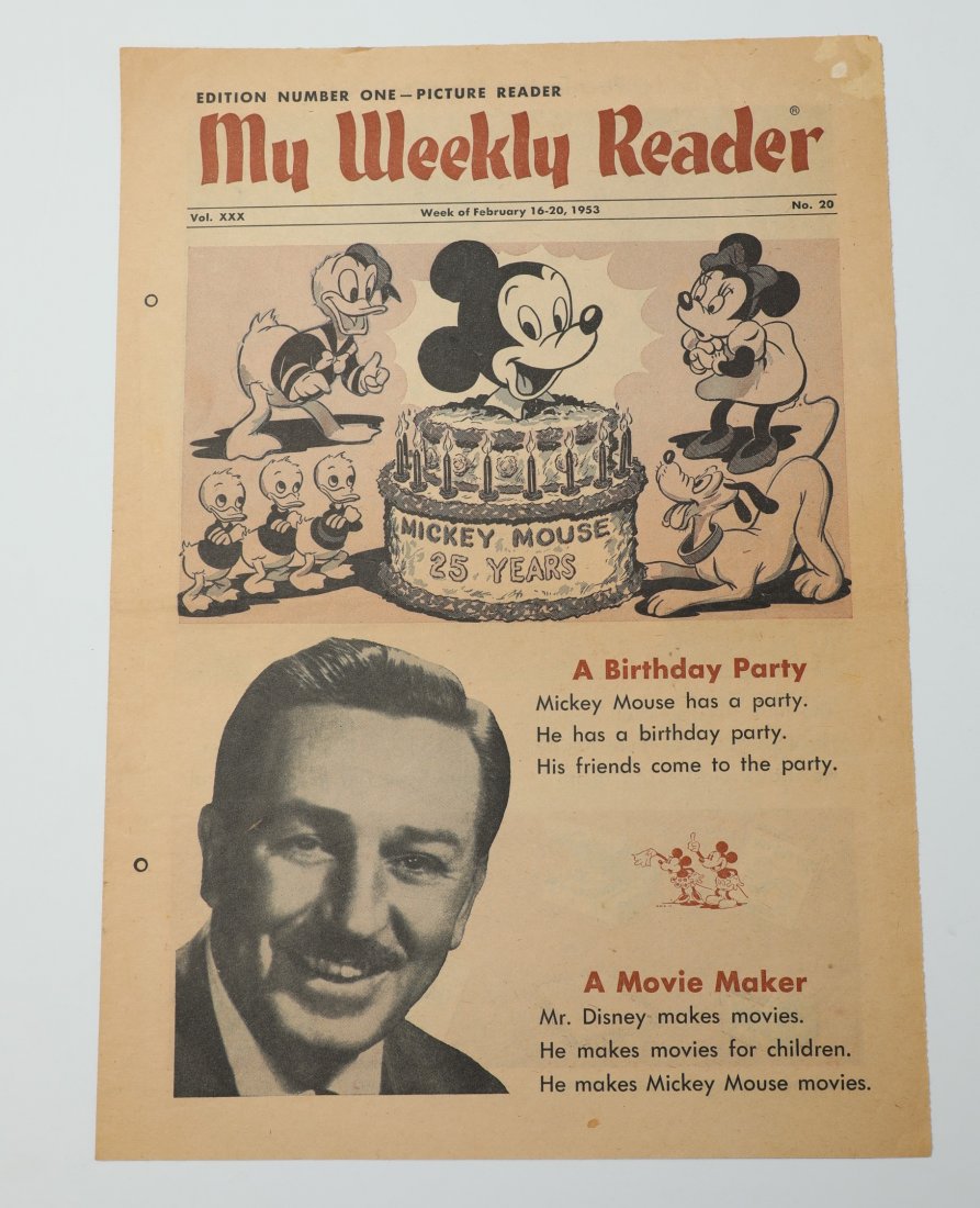 Disney 1953 "My Weekly Reader", Vol 30 No. 20 (1 of 3)