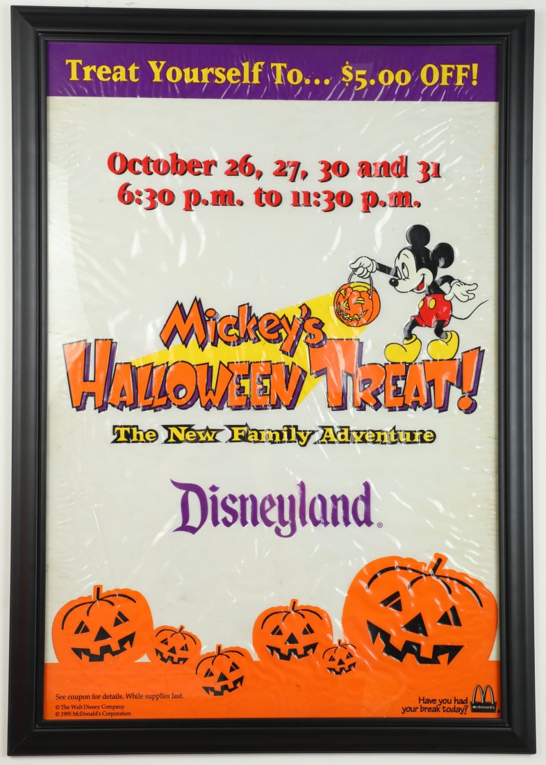 Disneyland Mickey's Halloween Treat First Year Banner (1 of 1)