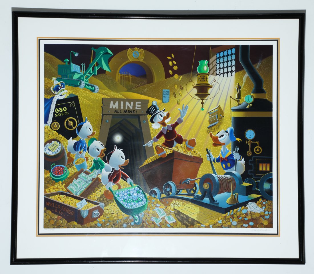 Disney Limited Edition Serigraph by Carl Barks (1 of 8)