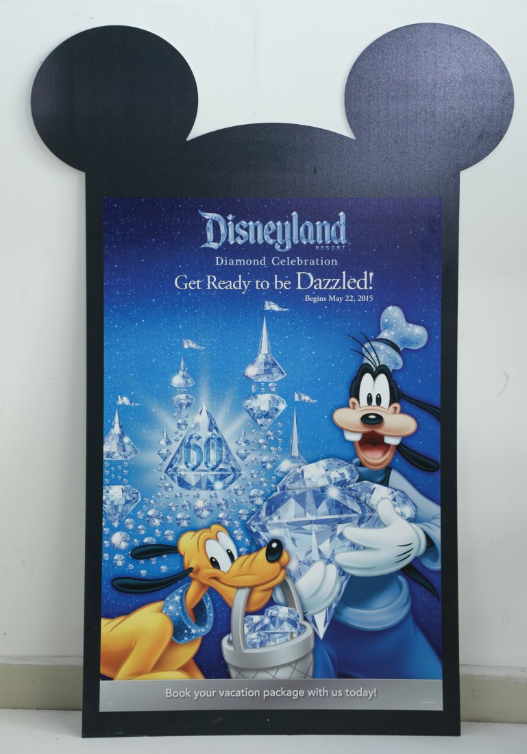 Disneyland Diamond 60th Anniversary Park Sign (1 of 1)