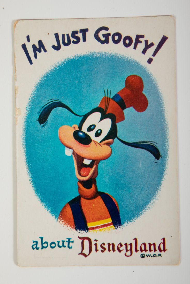 Disneyland Art Corner I'm Just Goofy Postcard (1 of 1)