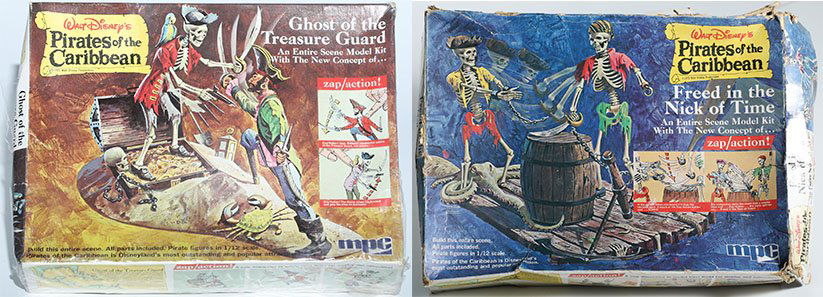 Disneyland Pirates of the Caribbean Model Kits1960 (1 of 3)