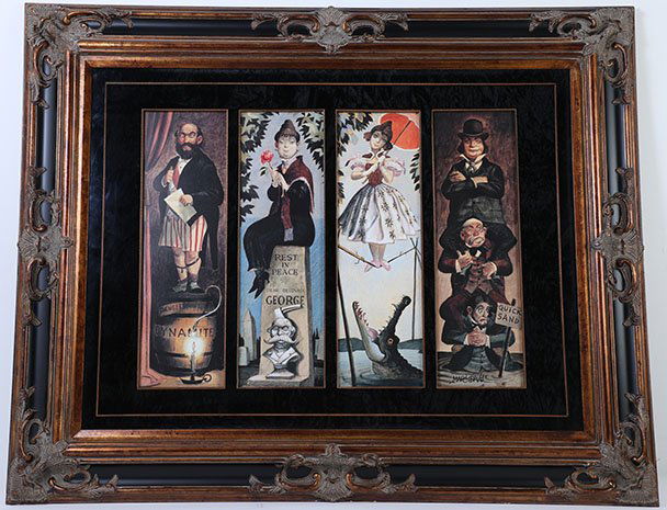 Haunted Mansion Stretching Paintings Signed Marc Davis (1 of 12)