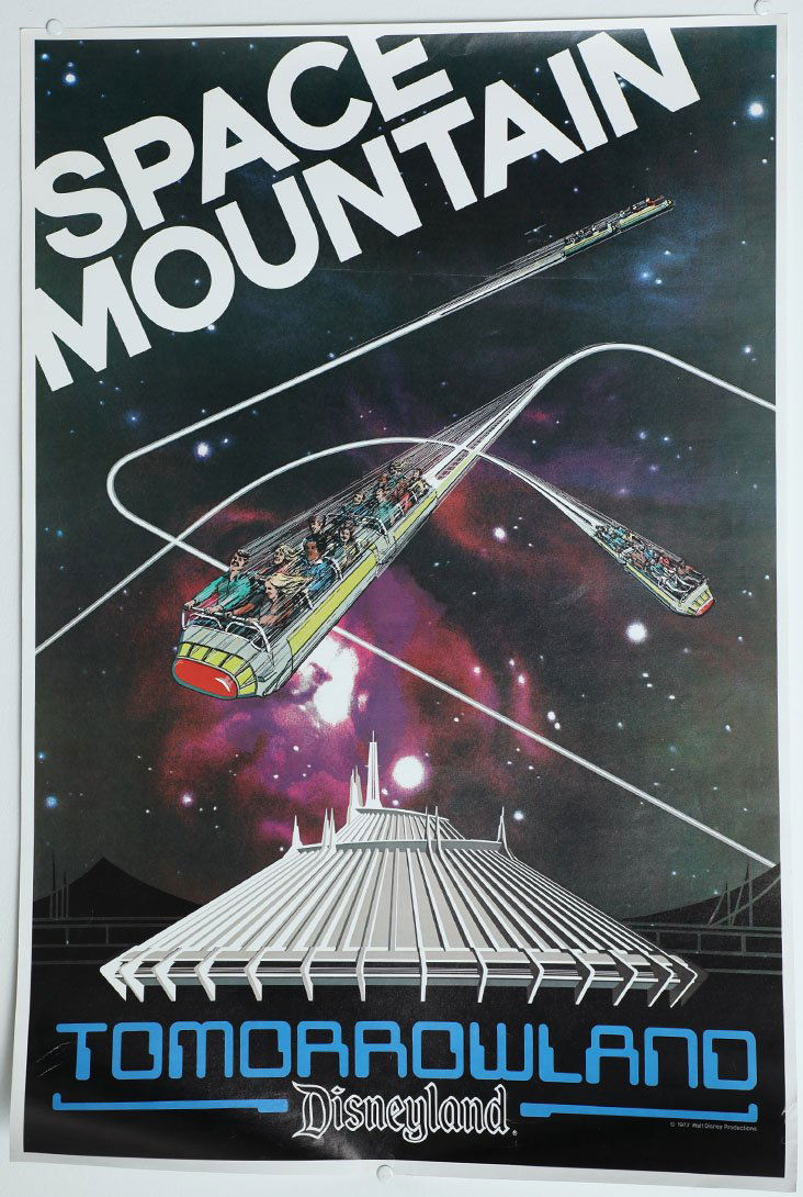 DIsneyland Space Mountain Attraction Poster (1 of 1)