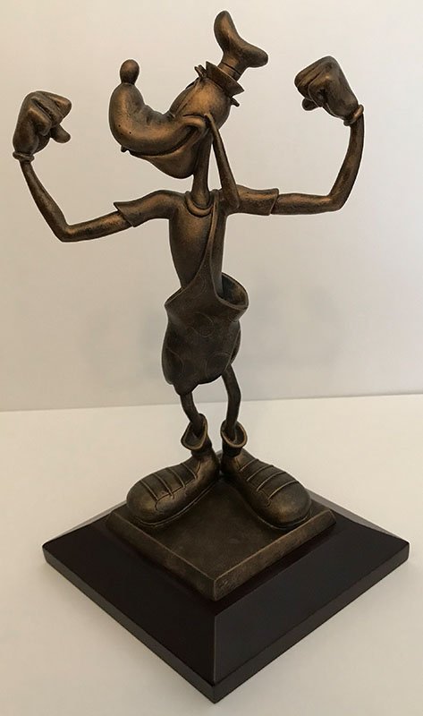 Disney Goofy "The Gymnastic" Bronze Statue (1 of 3)