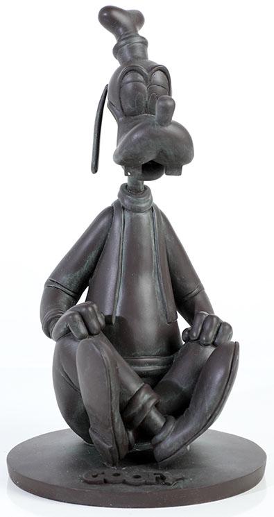 CHARITY Epcot Goofy Bronze Style Statue (1 of 3)