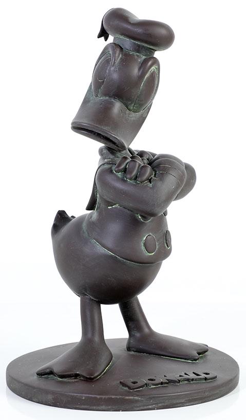 Epcot Donald Duck Bronze Style Statue (1 of 3)