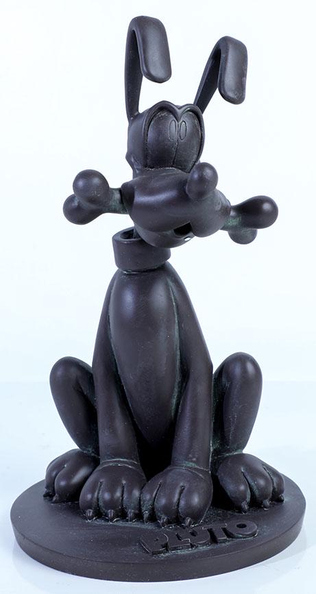 Epcot Pluto Bronze Style Statue (1 of 3)