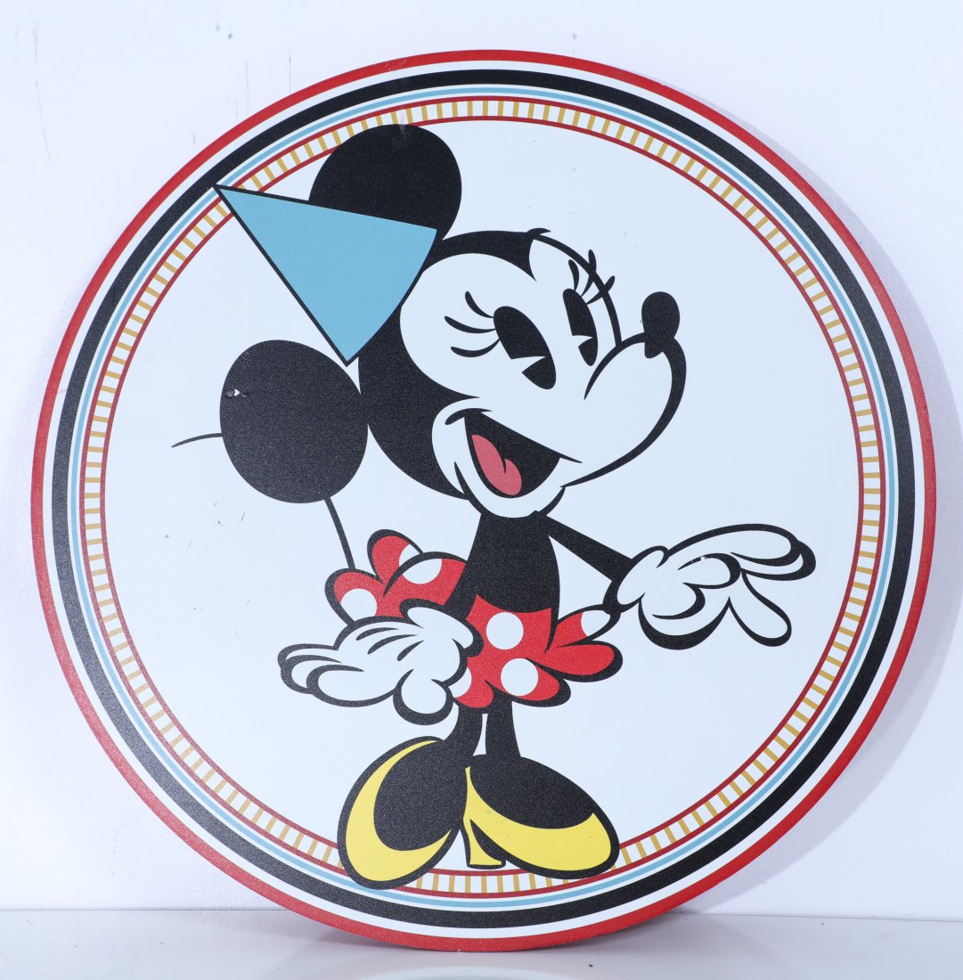 Disneyland Main Street Park Used Minnie Mouse Prop Sign (1 of 5)