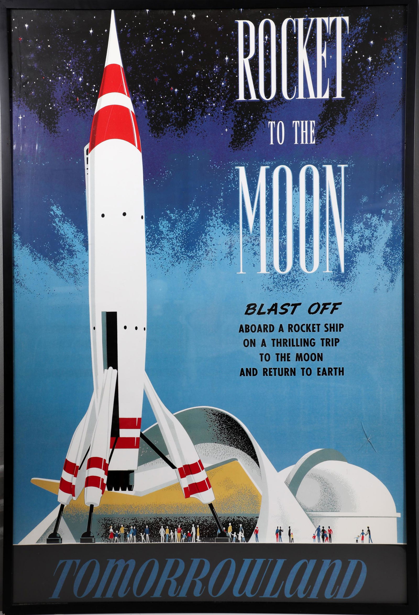 Disneyland Rocket to the Moon Attraction Poster (1 of 3)