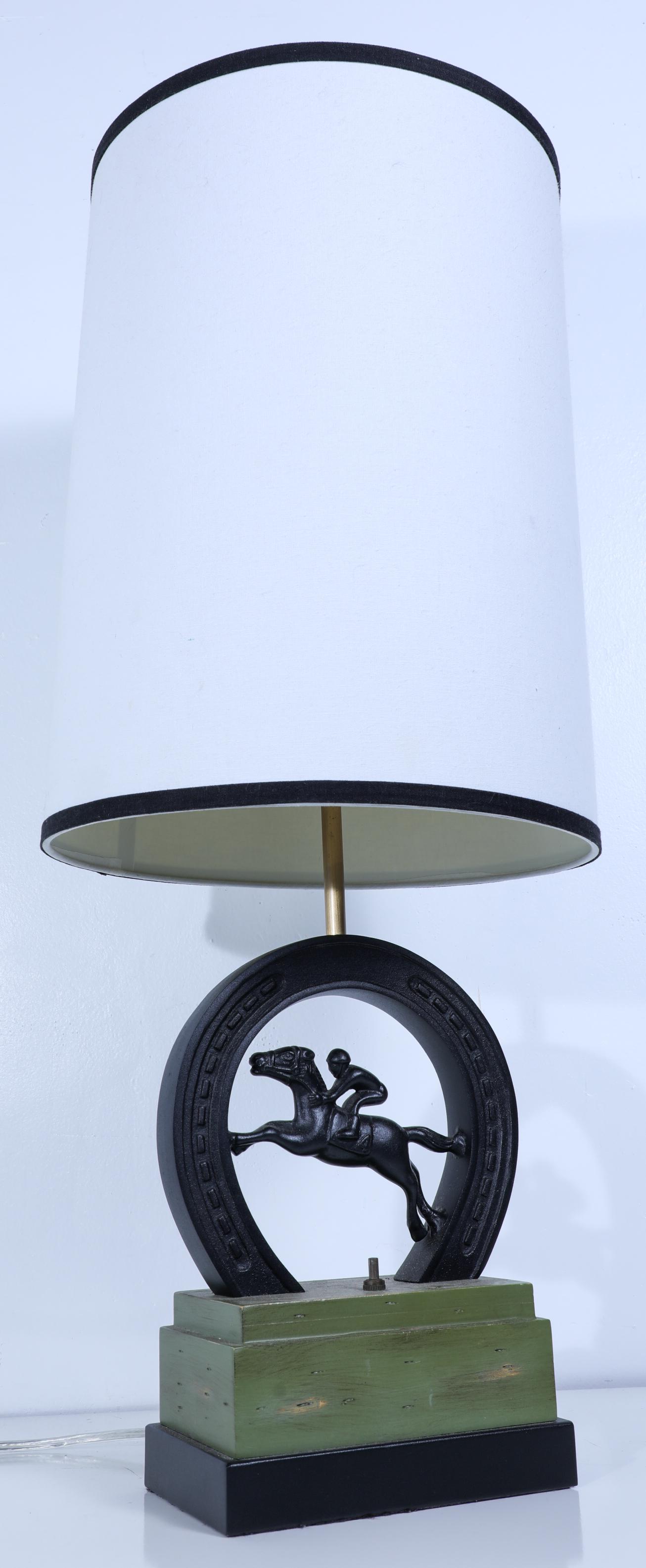 Walt Disney World Saratoga Hotel Horse Jockey Lamp (1 of 5)