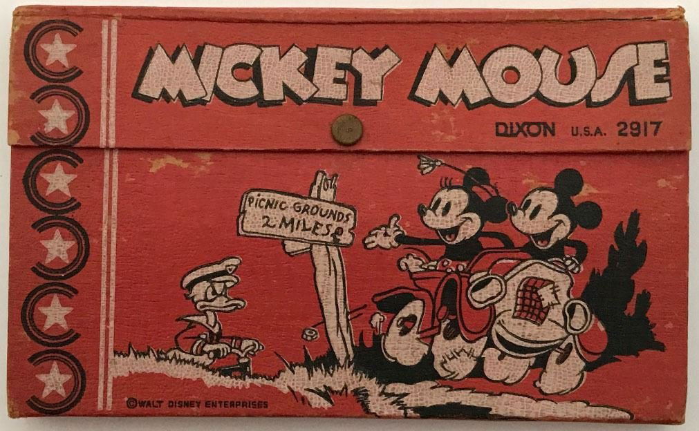 Disney 1930's Mickey & Minnie Mouse Pencil Box (1 of 1)