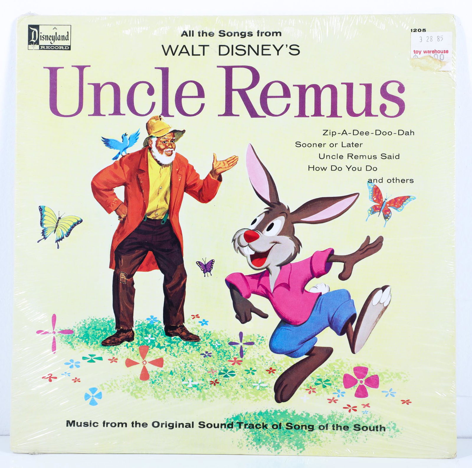 Sealed Walt Disney's All the Songs from Uncle Remus (1 of 3)