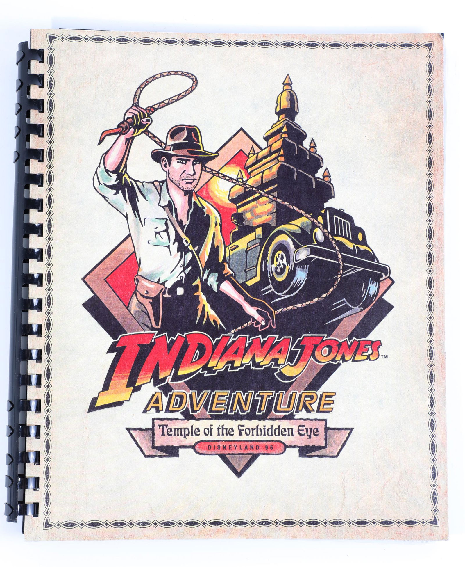 Disneyland Indiana Jones Imagineering Binder (1 of 10)