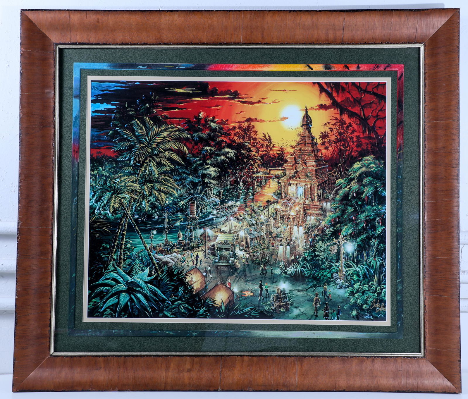 Disneyland Indiana Jones Adventure Concept Art Signed (1 of 4)