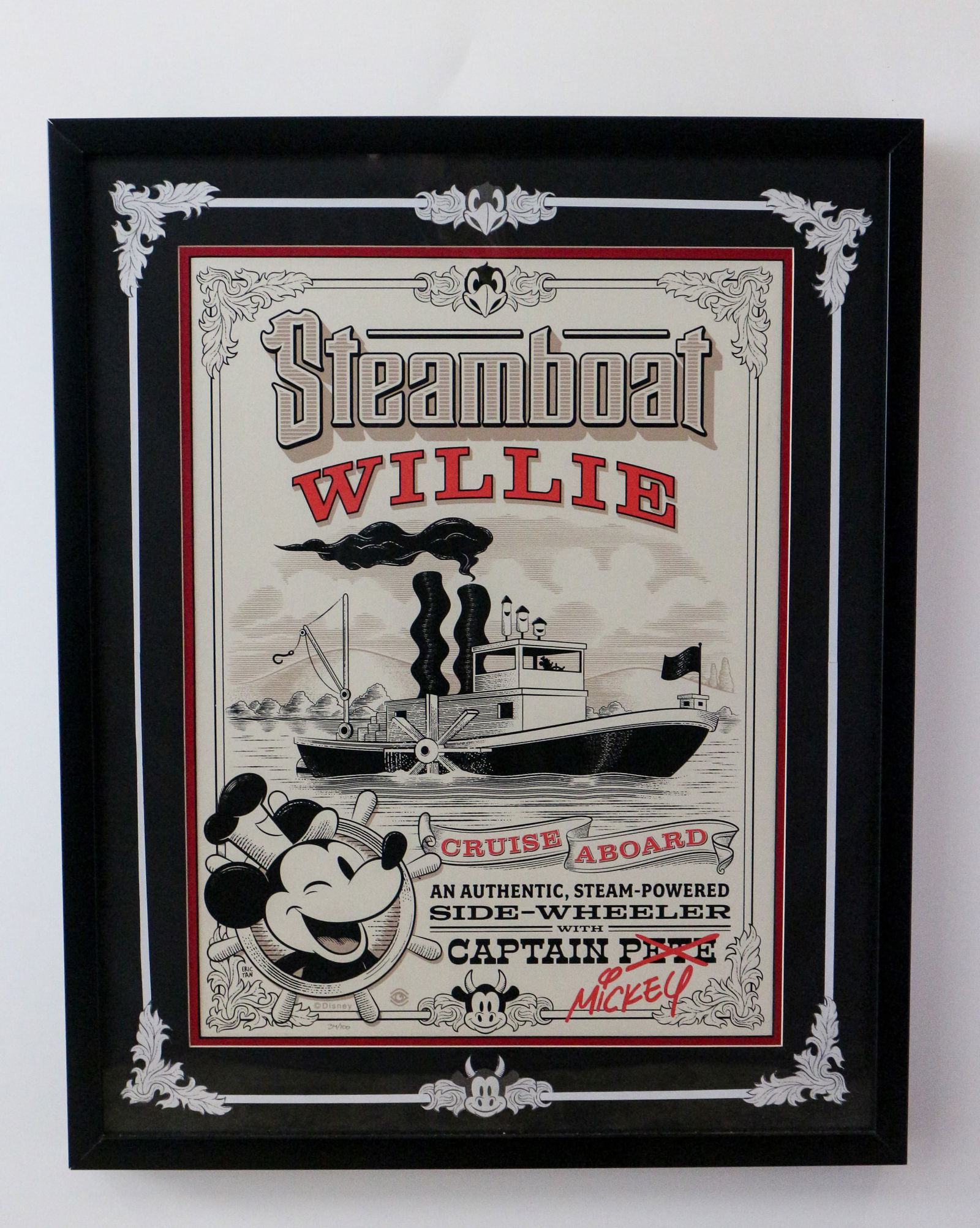 Rare Eric Tan Limited Edition Disney 100th Anniversary Signed & Numbered out of 100 (1 of 3)