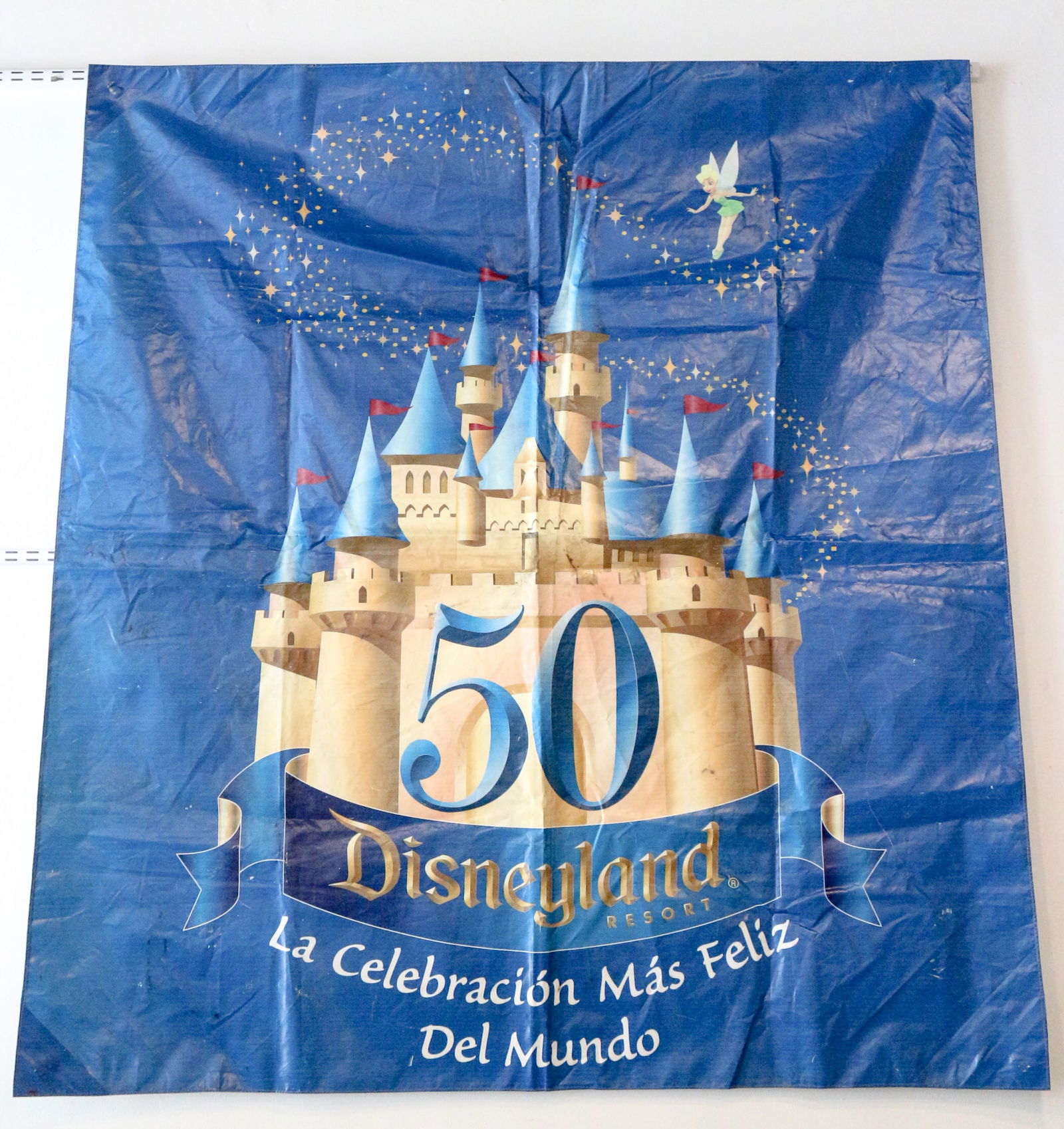 Promotional Vinyl Banner from the 50th Anniversary of Disneyland (1 of 2)