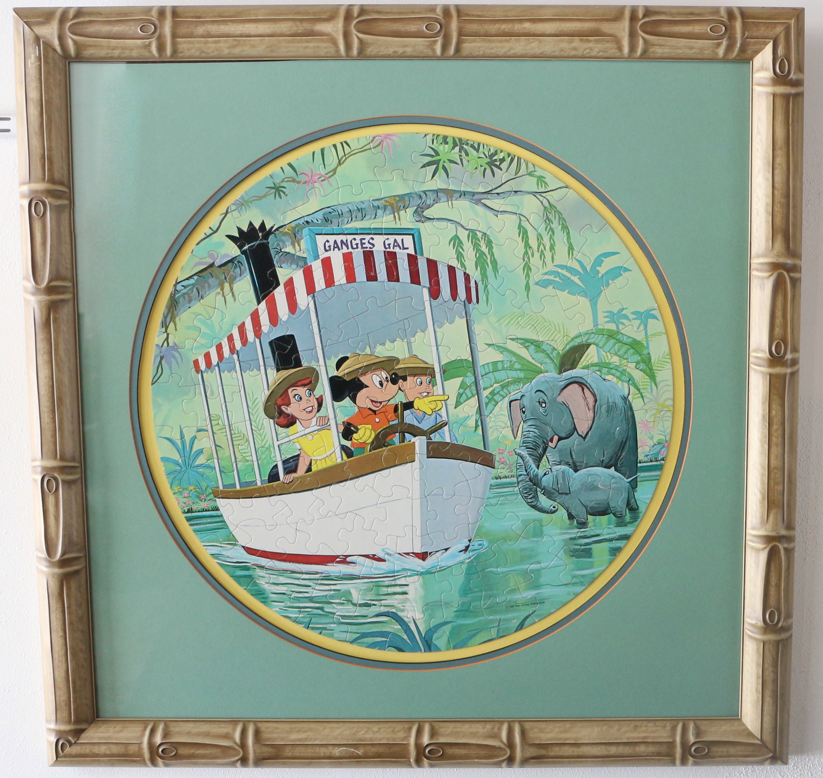 1969 Disneyland Jungle River Cruise  Puzzle in Custom Frame (1 of 3)