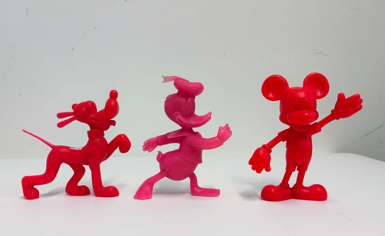 Group of 3 Mickey, Donald, and Pluto Large Marx Toys. (1 of 1)