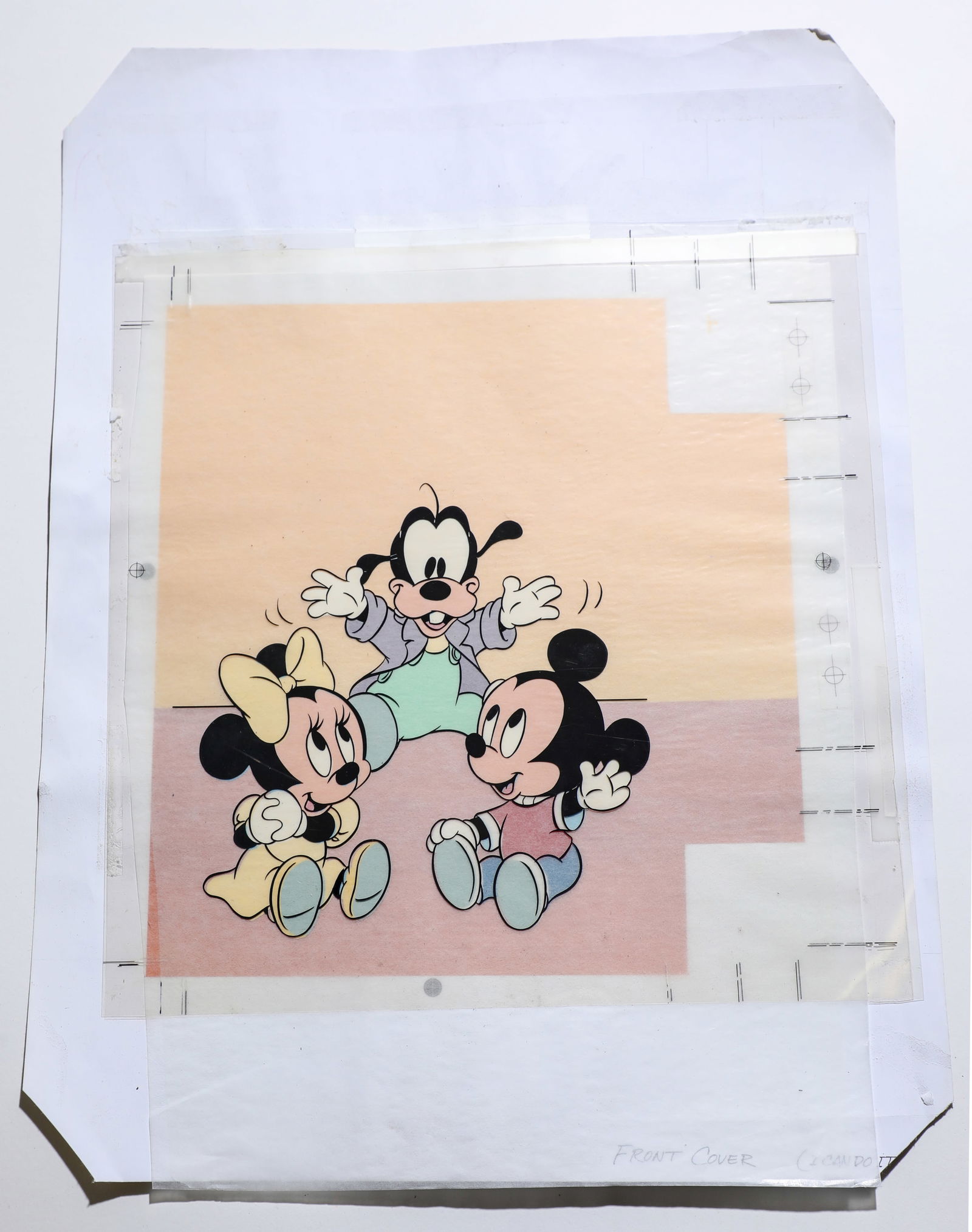 Disney Babies I Can Do It! Original Cover Painting. (1 of 4)