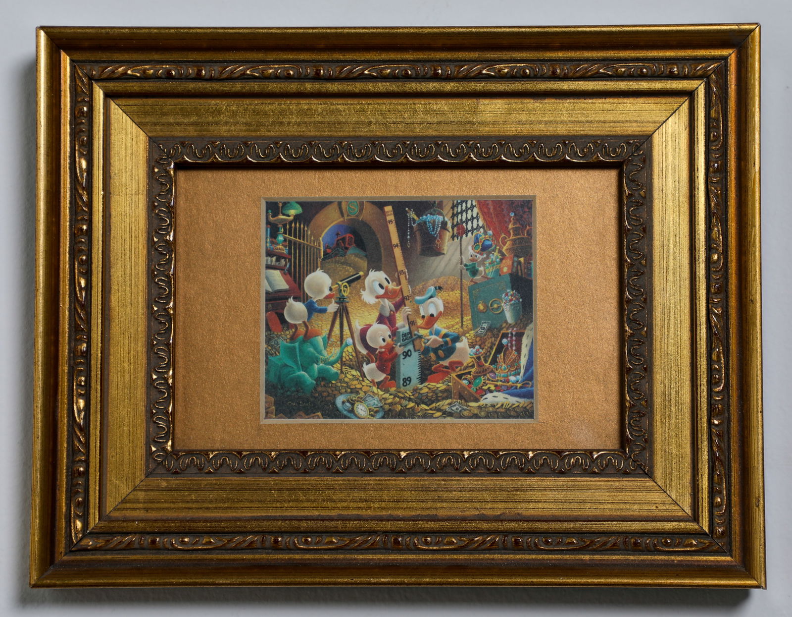 Carl Barks "An Embarrassment of Riches" Scrooge McDuck Framed Print. (1 of 1)