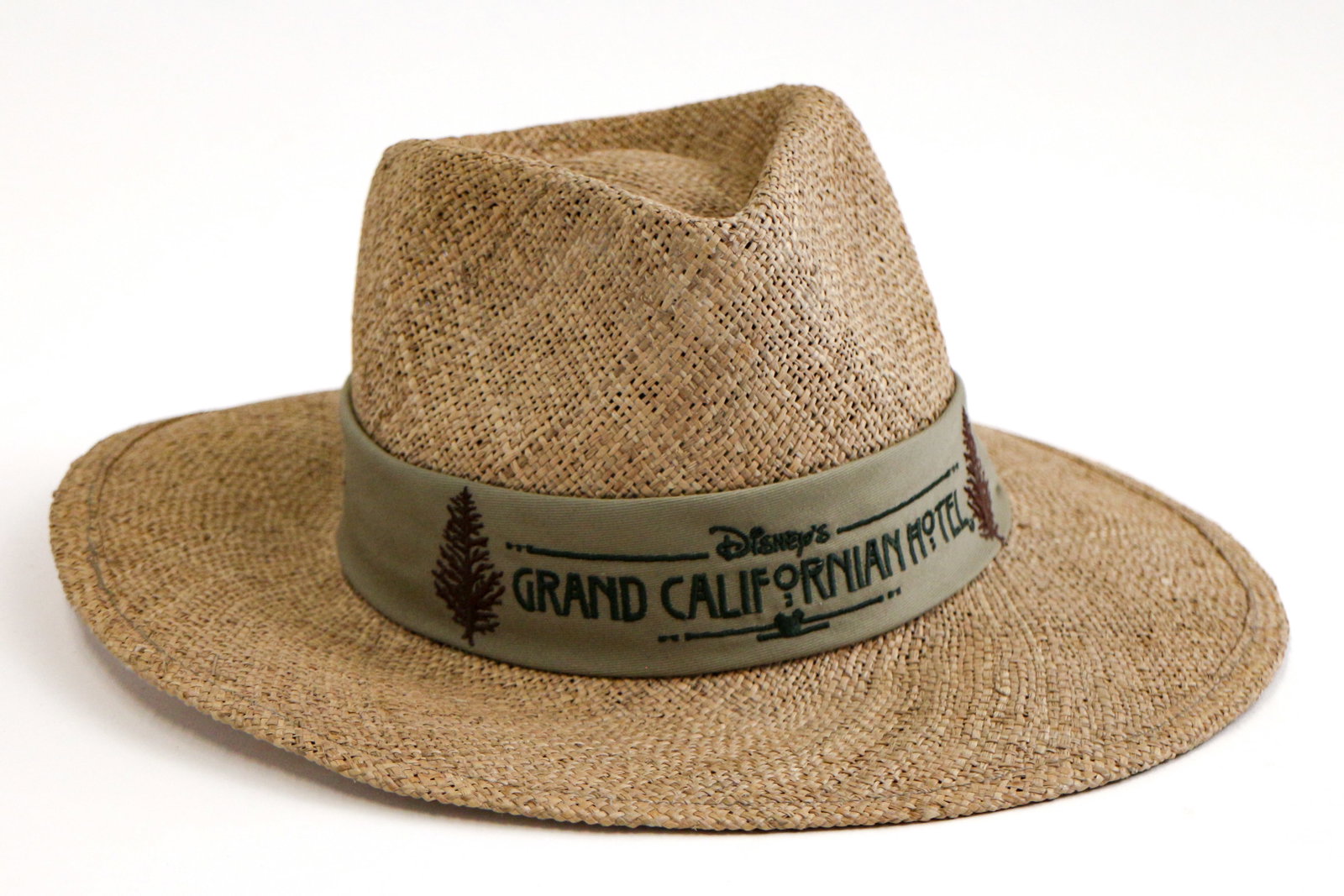 Grand Californian Hotel Rare Straw Hat.: (California Adventure, c. 2000s) This is a rare souvenir straw hat from Disney's Grand Californian Hotel. This seldom seen collectible features the name and logo for the hotel along the band around th