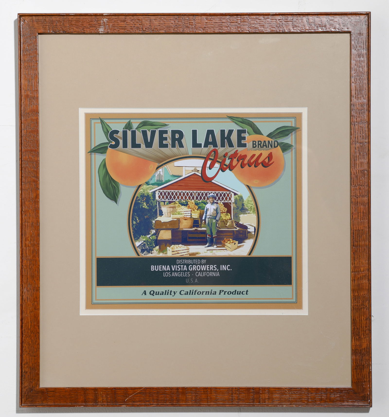 Silver Lake Citrus Grand Californian Hotel Wall Art. (1 of 2)