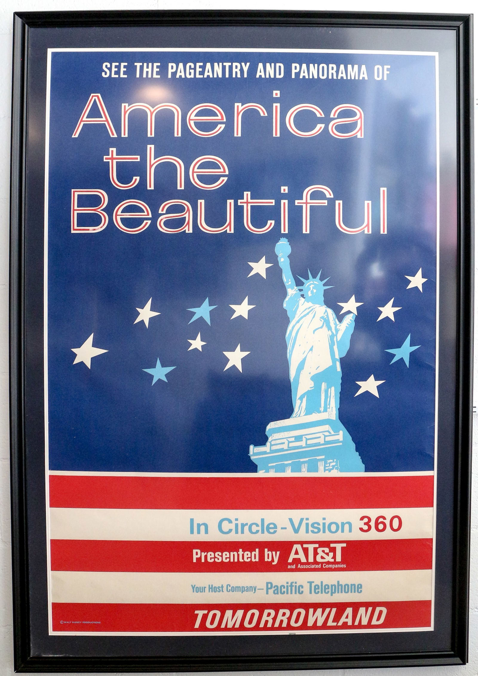 America the Beautiful Silkscreened Attraction Poster. (1 of 4)