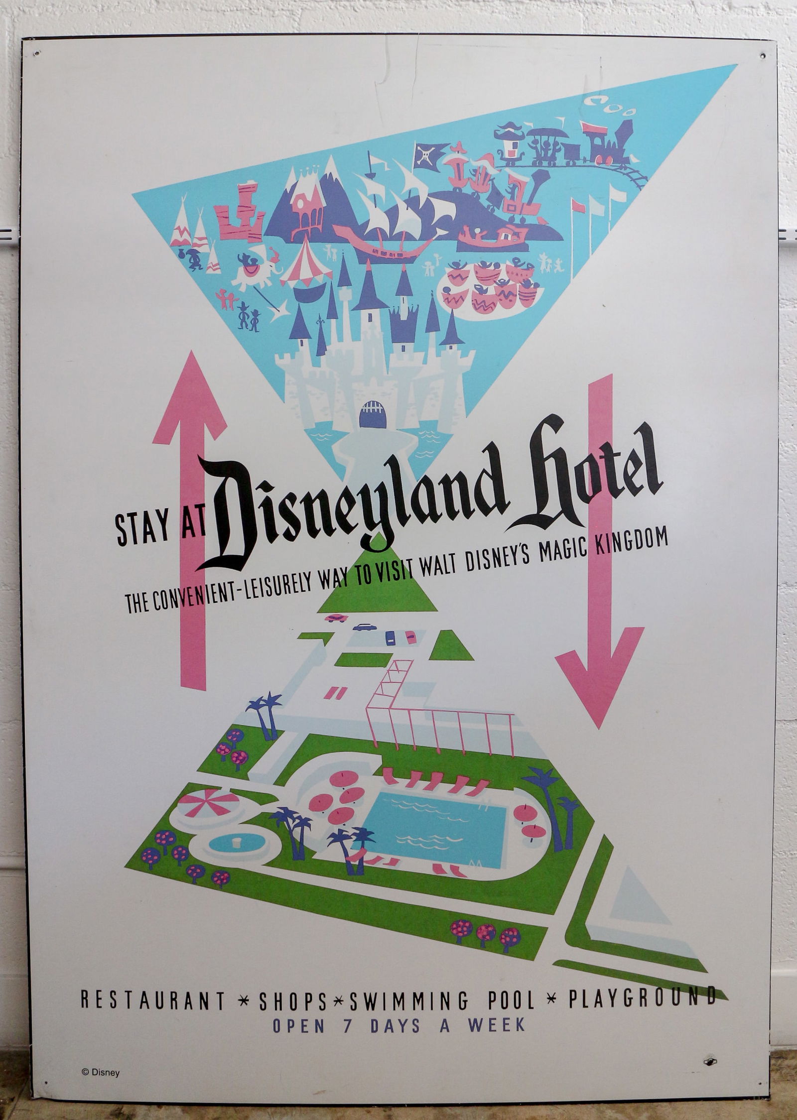 Disneyland Hotel Metal Attraction Poster. (1 of 4)