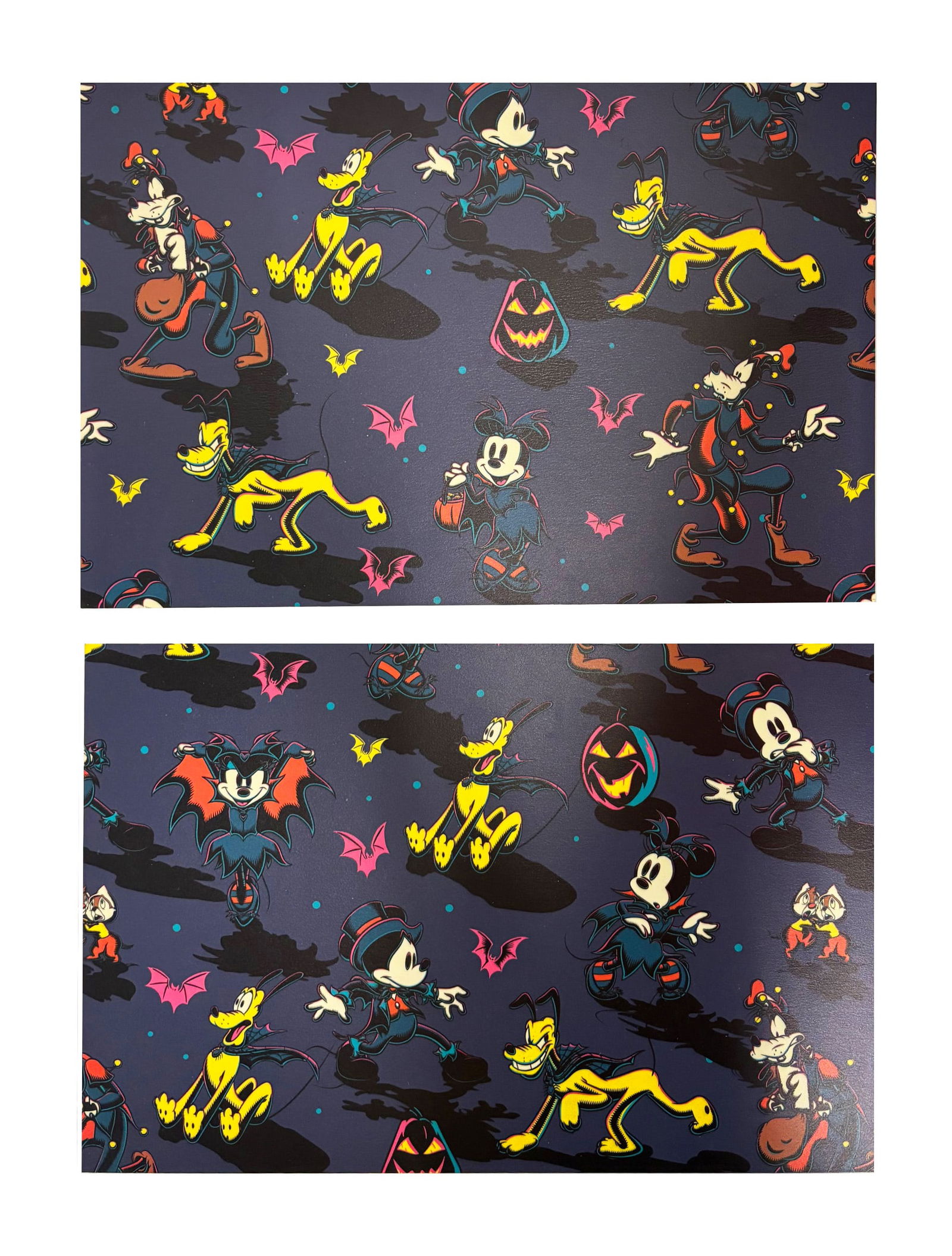 Pair of Disneyland Resort Halloween Decoration Panels. (1 of 1)