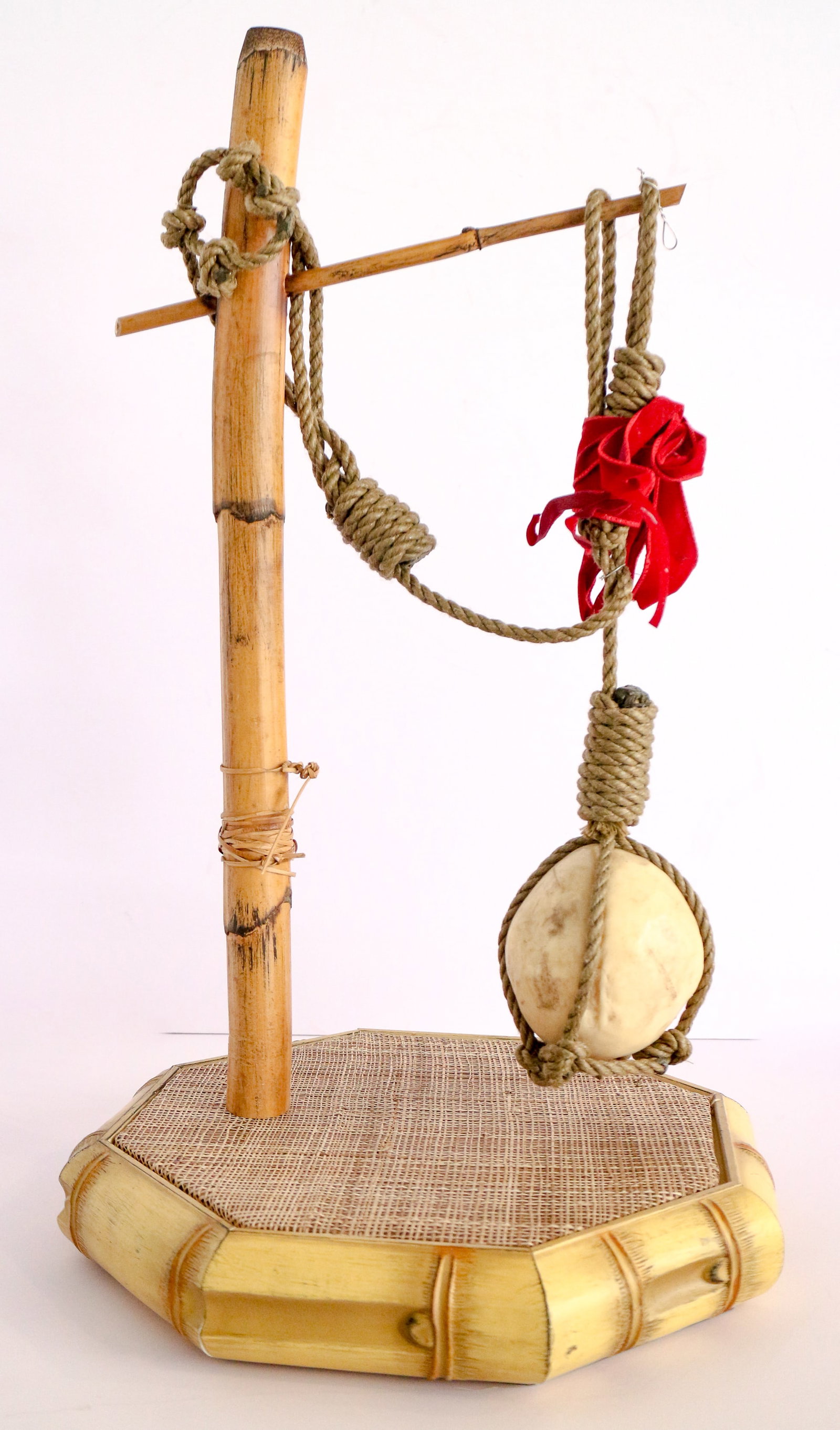 Jungle Cruise Hand-Knotted Rope Buoy Prop.: (Disneyland, c. 2000s) This is a rare hand-knotted rope buoy prop from the Jungle Cruise. Buoys like this were often tied to nets and other such items, and were used as set decoration within the attra