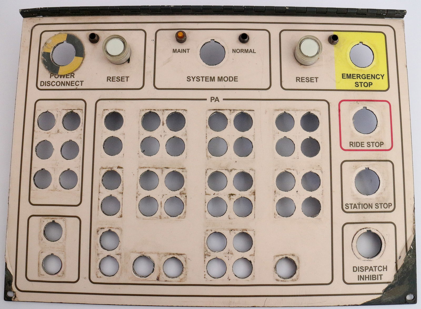 Fantasyland Ride Control Panel Prop. (1 of 3)