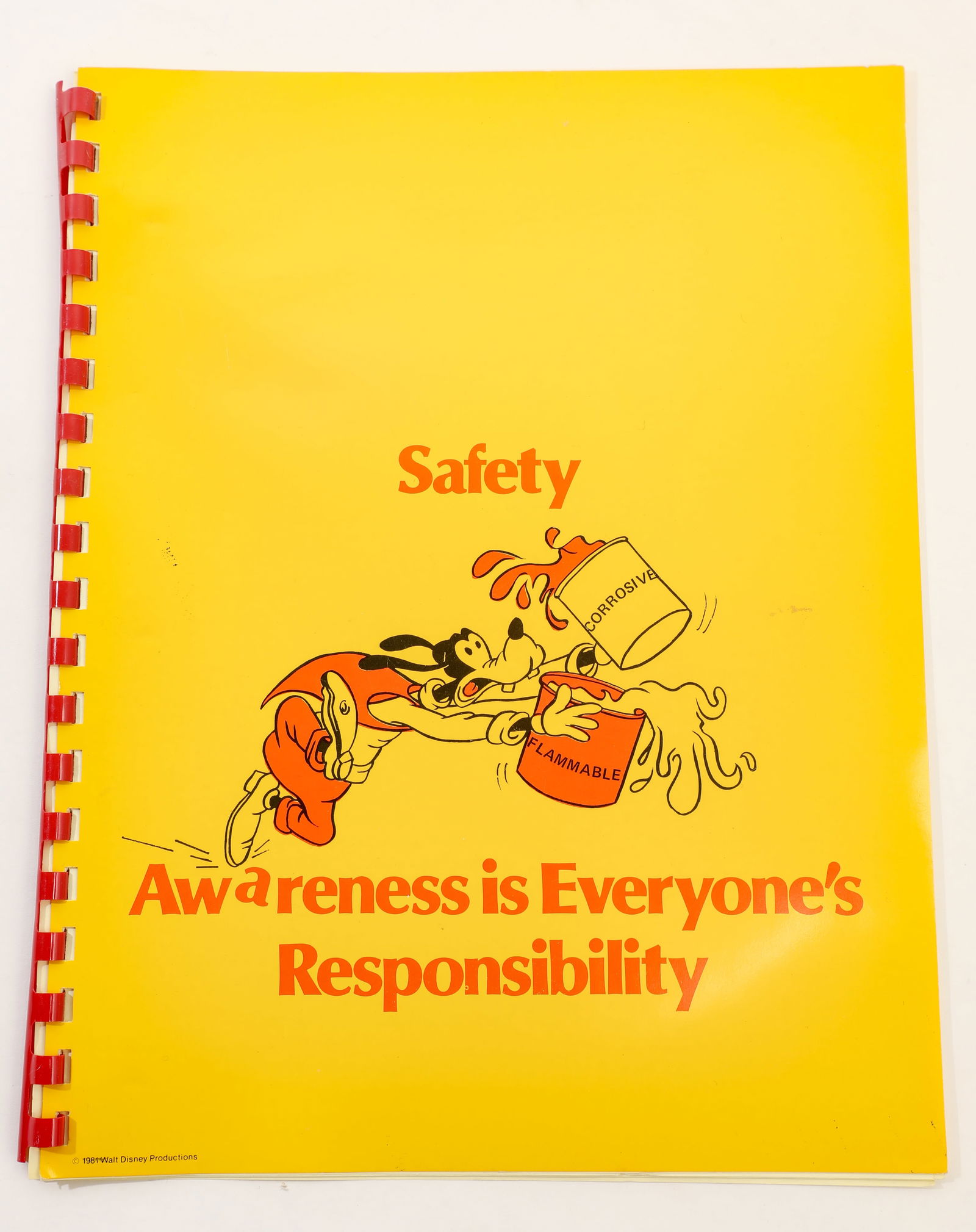 Disneyland Cast Member "Safety" Manual from 1981. (1 of 8)