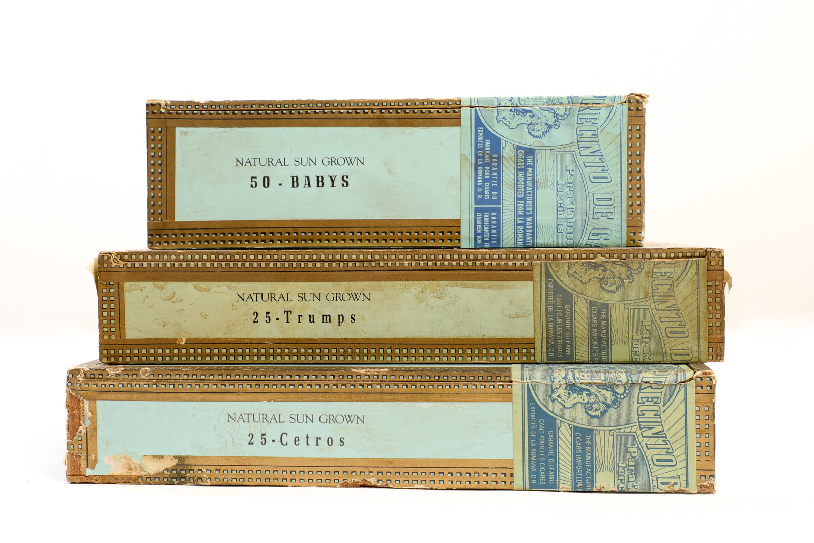Group of 3 Vintage Disneyland Cigar Boxes. (1 of 8)