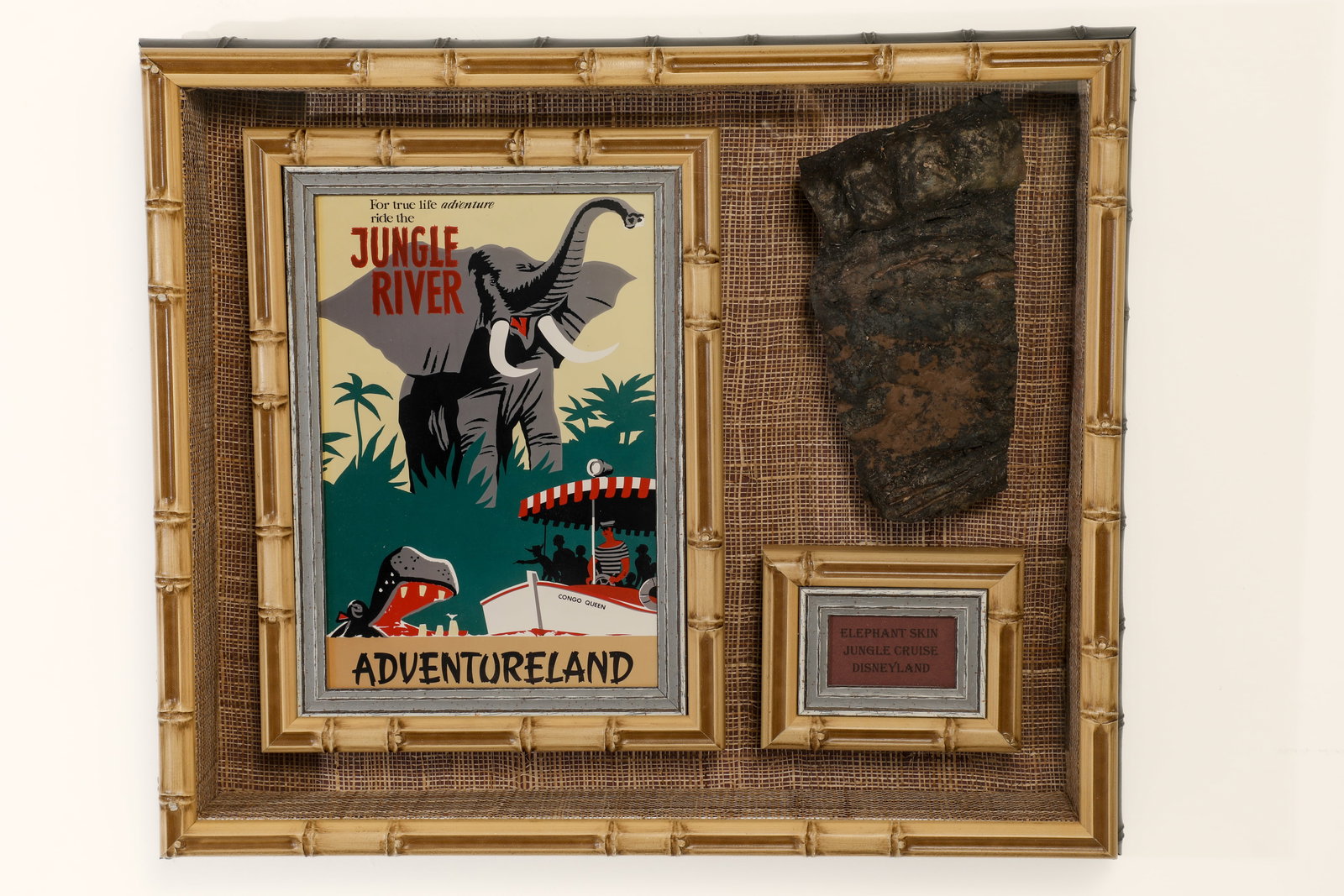 Jungle Cruise Elephant Skin Framed Prop. (1 of 5)