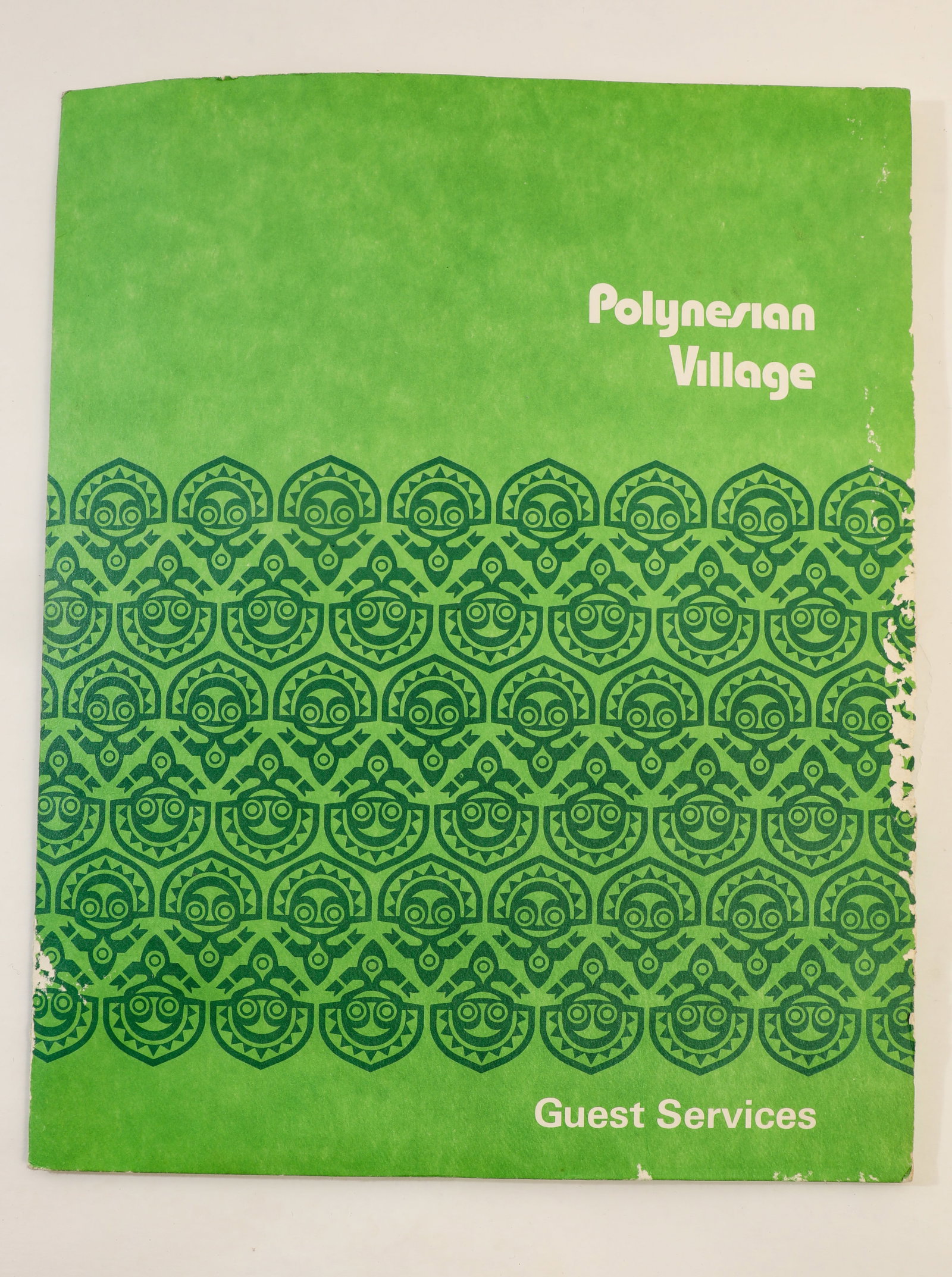 Polynesian Village Hotel Packet. (1 of 4)