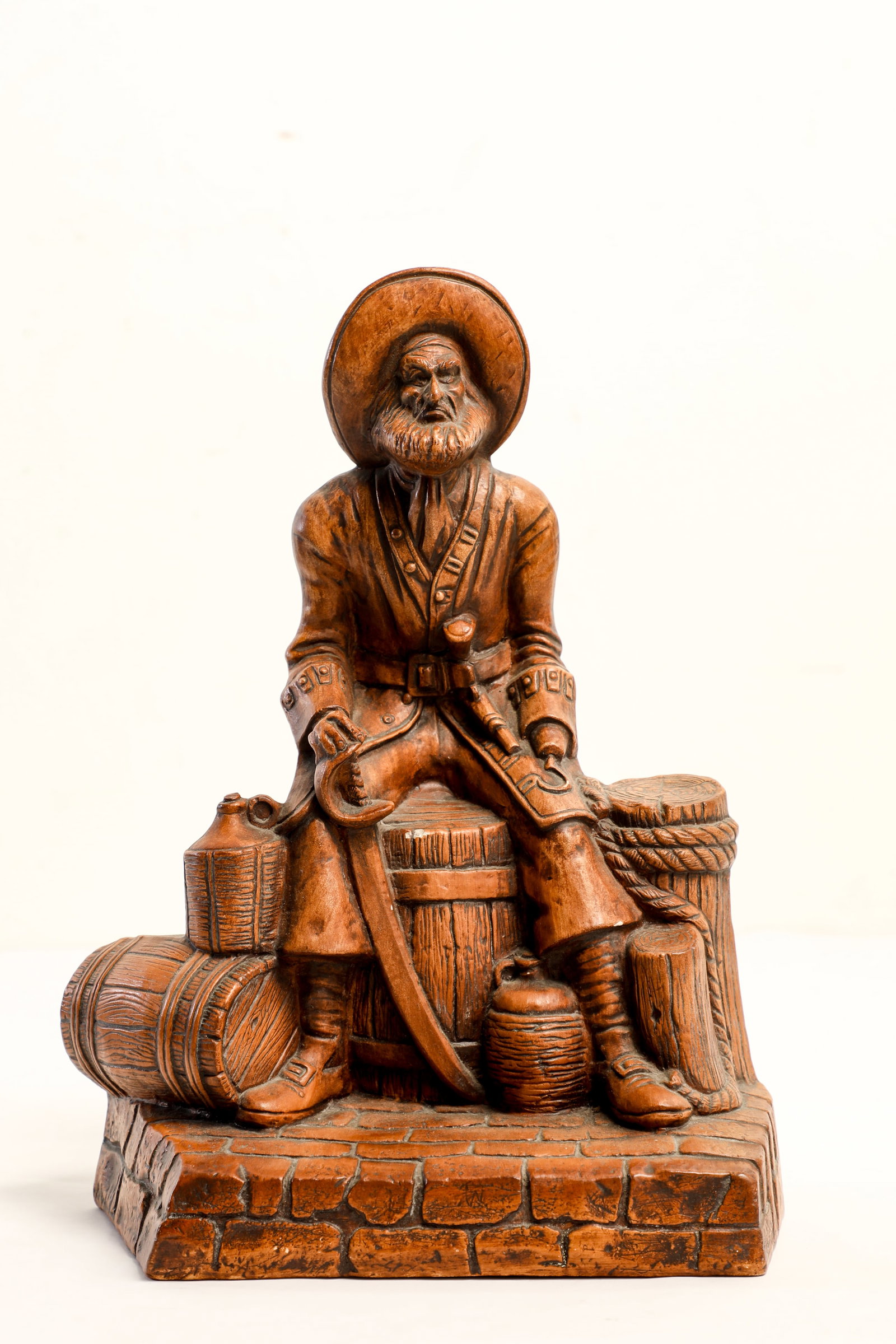 Pirates of the Caribbean Rare Hook Hand Pirate Ceramic Figure. (1 of 5)