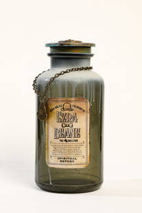 Haunted Mansion Hitchhiking Ghost Ezra "Host a Ghost" Leota Seance Jar.: (Disneyland, 2019) "Lean and Lanky, the tallest of the three. Ezra is the one always smiling with glee." This is a wonderful souvenir jar created in celebration of the historic 50th anniversary of the