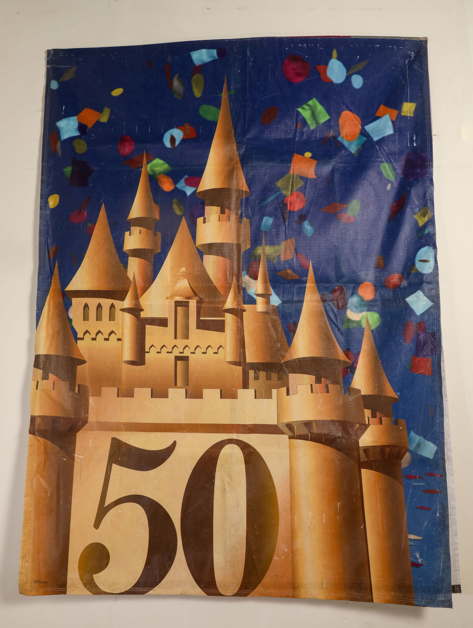 Disneyland Resort 50th Anniversary 82" Scrim Prop. (1 of 5)