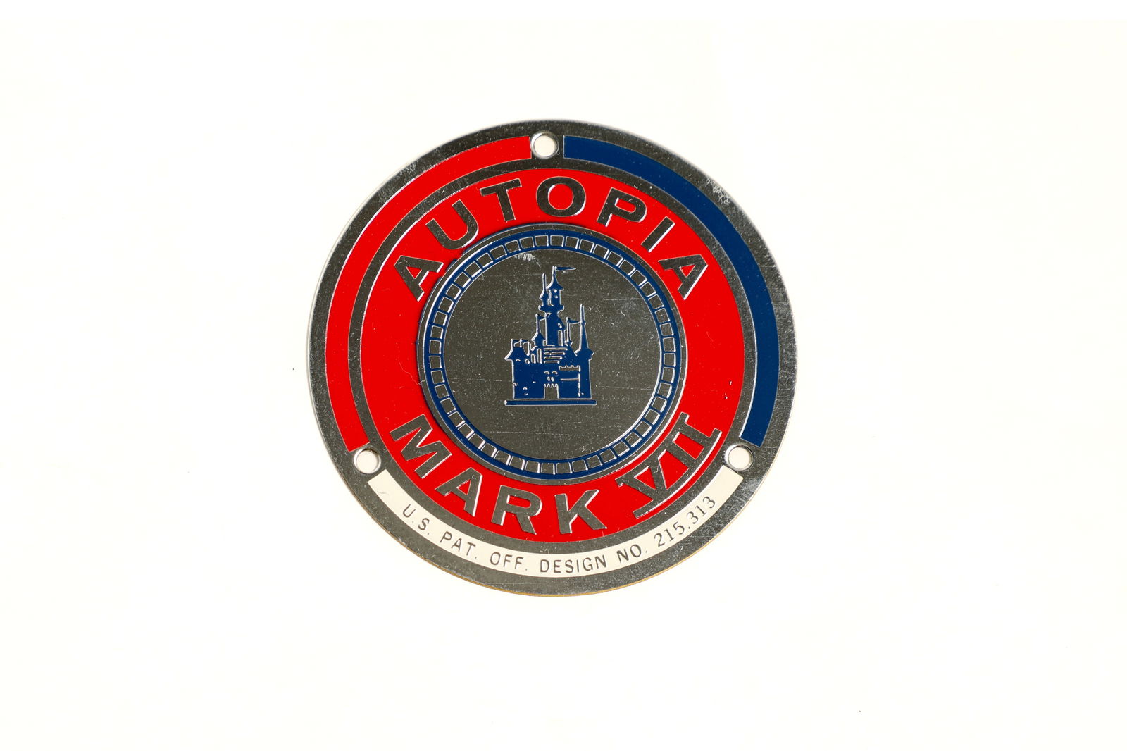 Autopia Mark VII Metal Vehicle Plaque. (1 of 3)