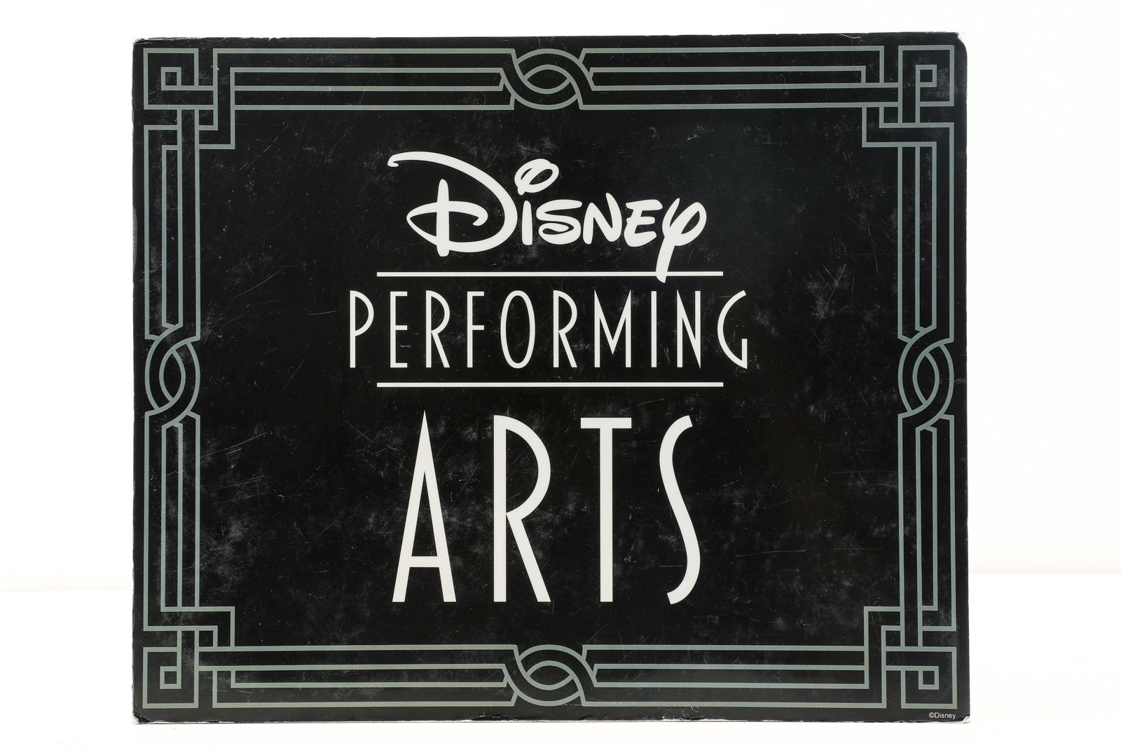 Disney Performing Arts Sign.: (Walt Disney World, c. 2000s) This sign promotes the Disney Performing Arts program. The program blends various performing arts skills including dance, live theater, vocal, and instrumental performanc