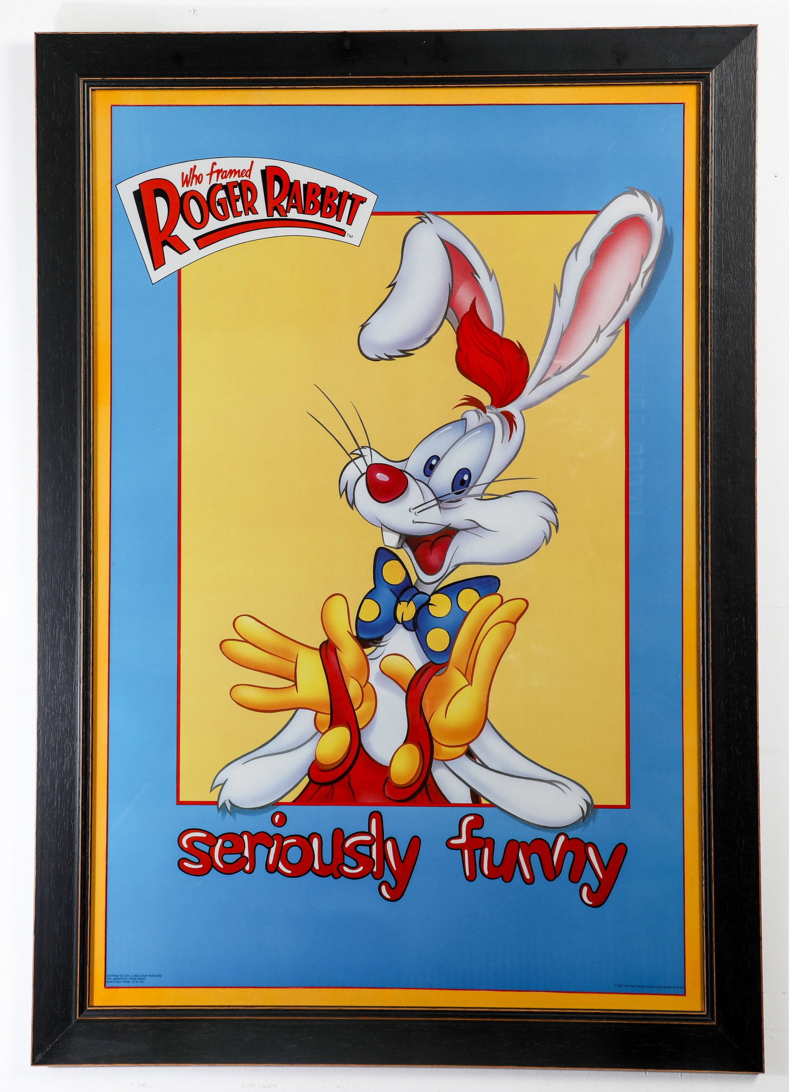 Early Who Framed Roger Rabbit Poster. (1 of 4)