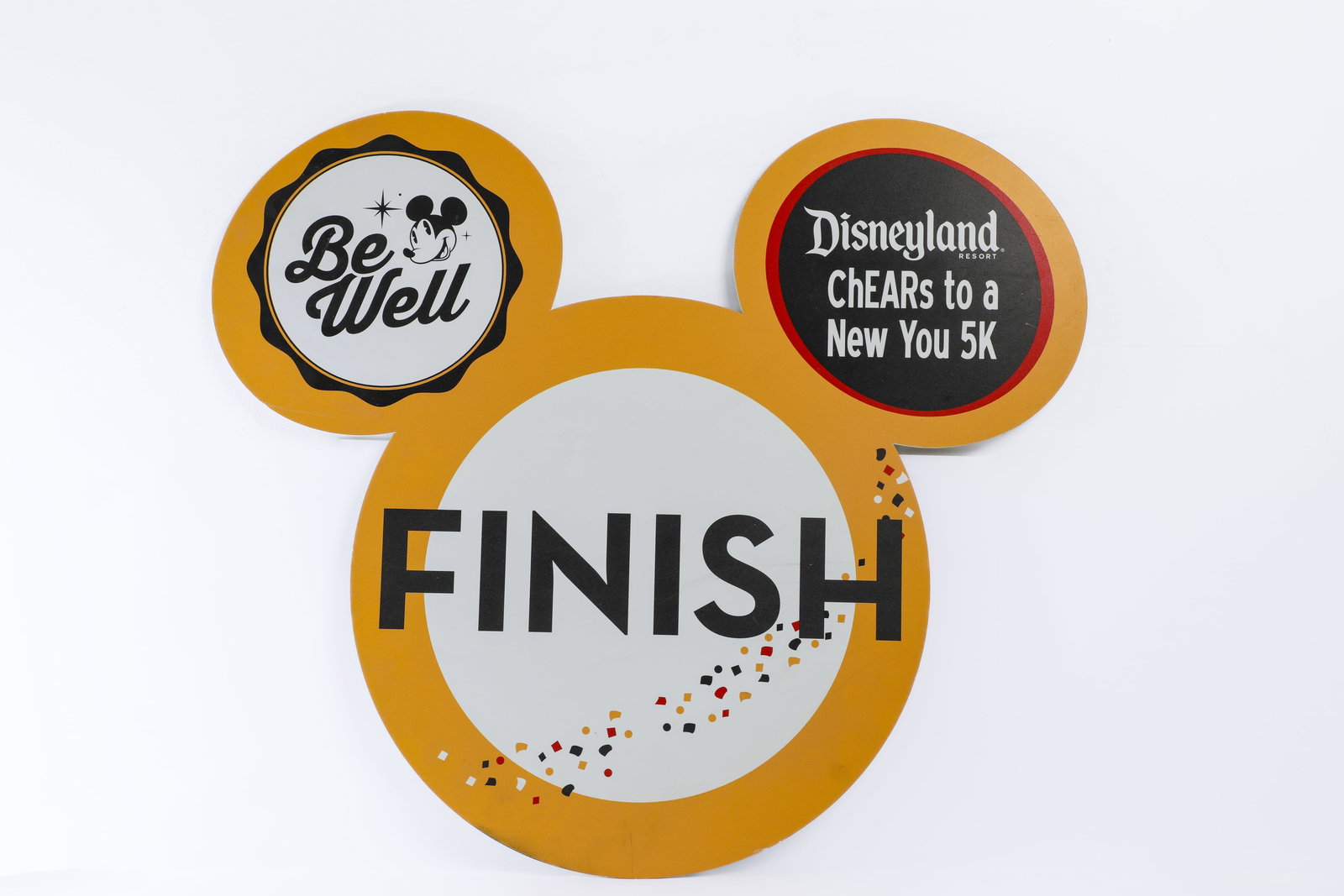 Disneyland Cast Member 5k Finish Line Sign. (1 of 1)