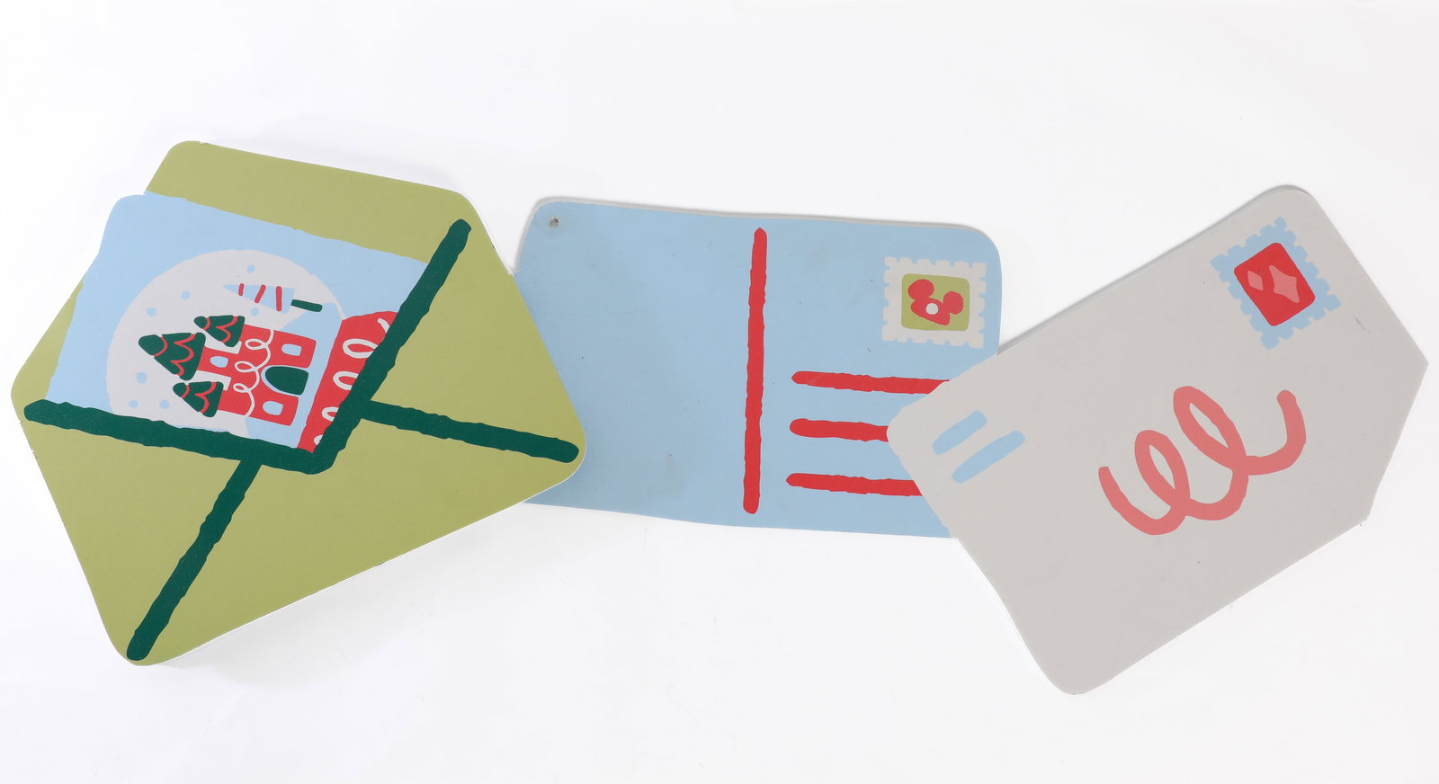 Disneyland Christmas Card Decorative Display Prop. (1 of 3)