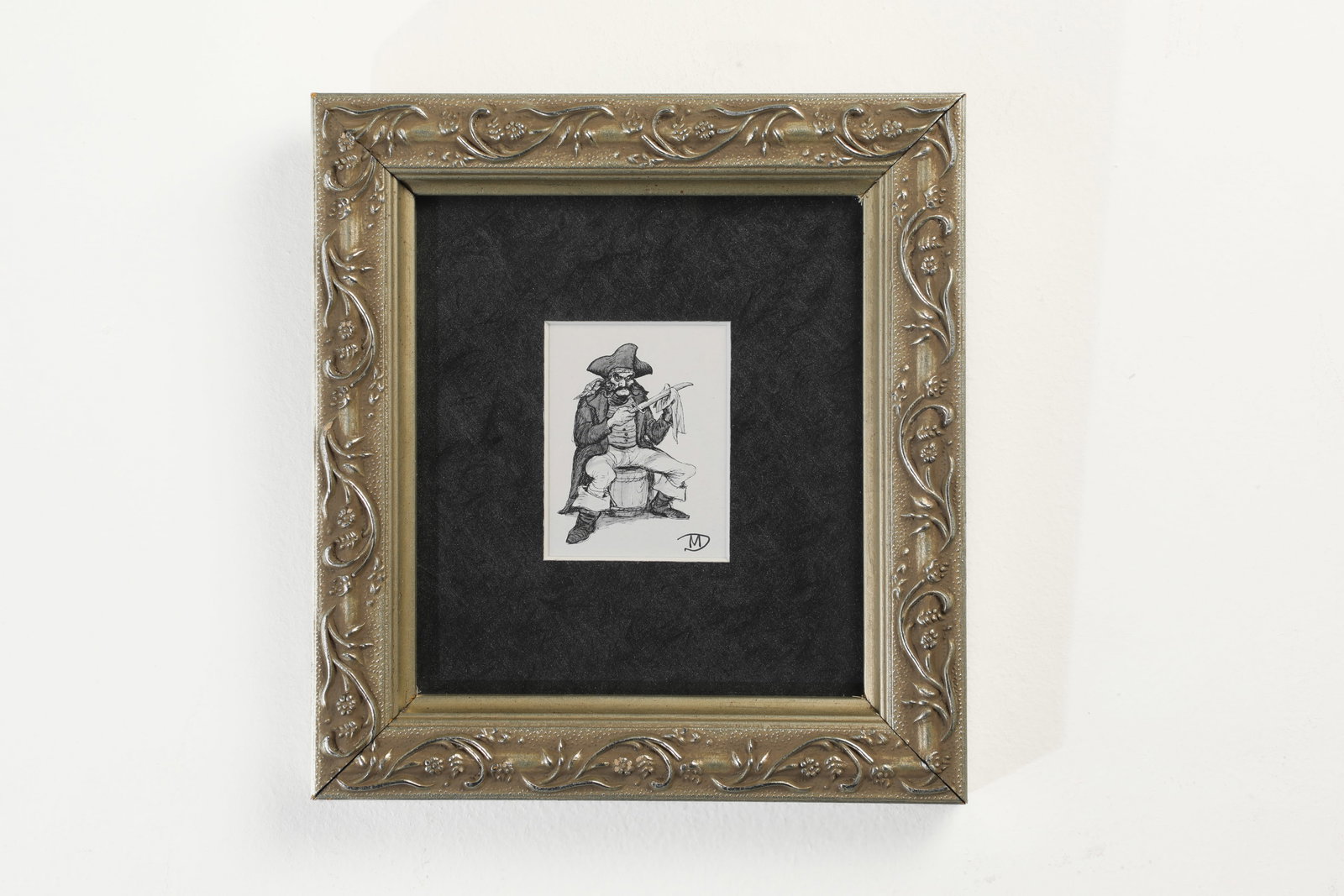 Marc Davis Personally-Owned and Signed Pirates of the Caribbean "Sword-Cleaning Pirate" Print. (1 of 2)