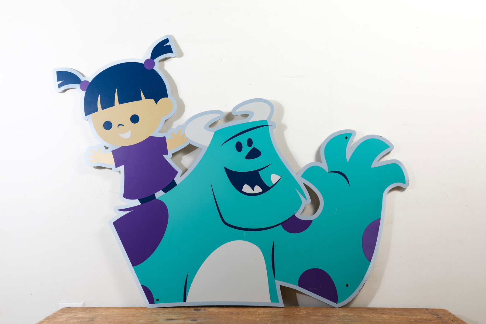 Pixar Fest "Monster's Inc." Sulley and Boo Large Sign. (1 of 3)