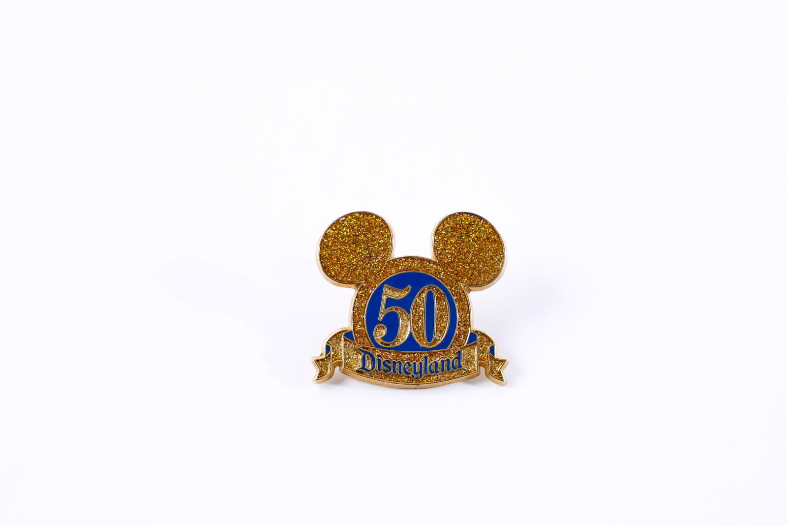 Disneyland Cast Exclusive 50th Anniversary Mickey Icon Ears Pin (Disney, 2005).: Relive the magic of “the happiest homecoming on earth” with this Disneyland Cast Exclusive 50th Anniversary Mickey Icon Ears Pin! All VIPs who celebrated the 50th anniversary of Walt Disney’